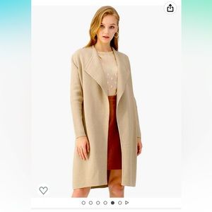 Chicwish Tan Sweater Coatigan